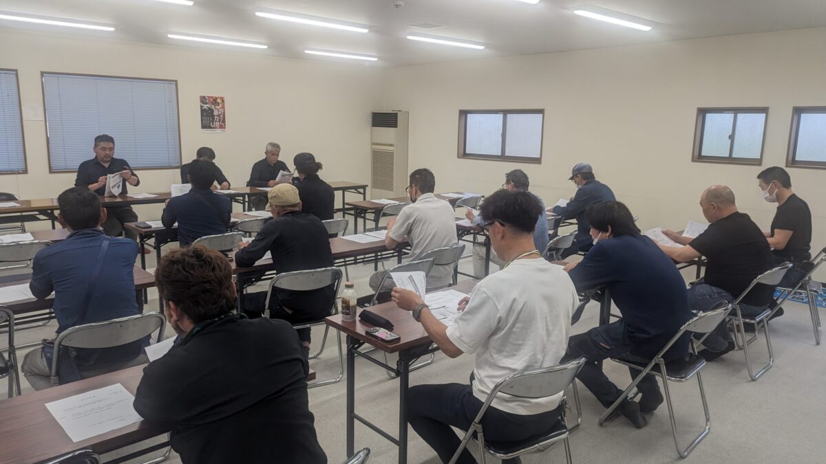 熱中症対策義務化に向けて周知会を行いました。